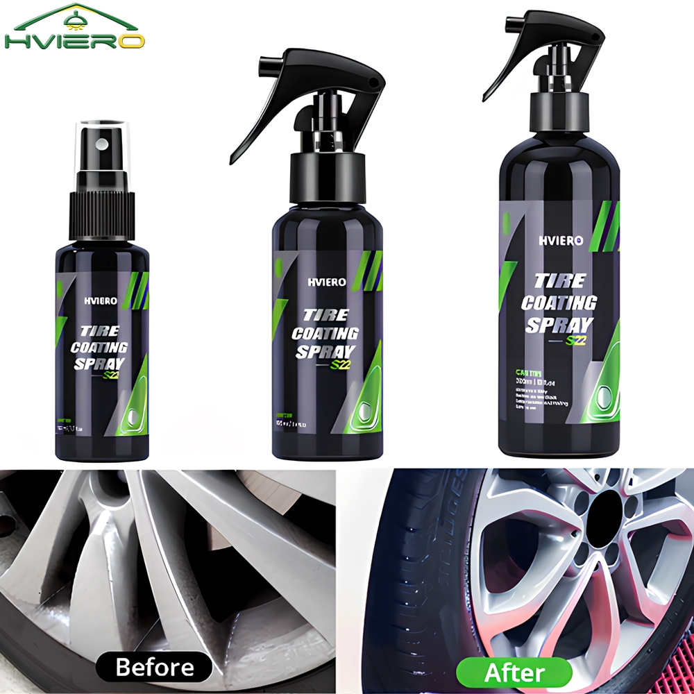 Блеск для шин HVIERO S22, спре – обзор и цена Tire Shine Spray Sealant