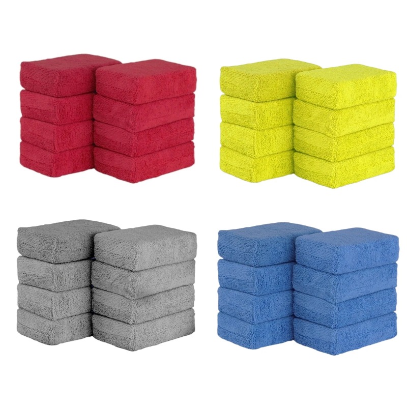 Набор из 8 микрофибровых аппли – обзор и цена Wax Applicator Pad